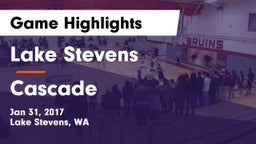 Lake Stevens  vs Cascade  Game Highlights - Jan 31, 2017