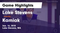 Lake Stevens  vs Kamiak  Game Highlights - Jan. 16, 2018