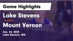 Lake Stevens  vs Mount Vernon  Game Highlights - Jan. 24, 2020