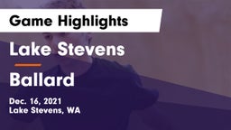 Lake Stevens  vs Ballard Game Highlights - Dec. 16, 2021