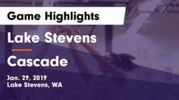 Lake Stevens  vs Cascade  Game Highlights - Jan. 29, 2019
