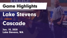 Lake Stevens  vs Cascade  Game Highlights - Jan. 10, 2020