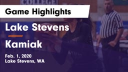 Lake Stevens  vs Kamiak  Game Highlights - Feb. 1, 2020