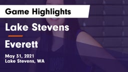 Lake Stevens  vs Everett  Game Highlights - May 31, 2021