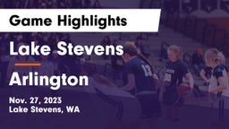 Lake Stevens  vs Arlington  Game Highlights - Nov. 27, 2023