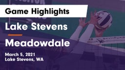 Lake Stevens  vs Meadowdale  Game Highlights - March 5, 2021