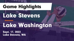 Lake Stevens  vs Lake Washington  Game Highlights - Sept. 17, 2022