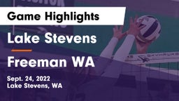 Lake Stevens  vs Freeman WA Game Highlights - Sept. 24, 2022