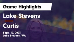 Lake Stevens  vs Curtis  Game Highlights - Sept. 12, 2023