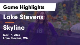 Lake Stevens  vs Skyline Game Highlights - Nov. 7, 2023