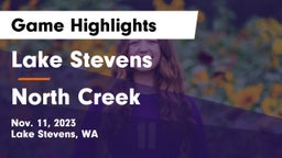 Lake Stevens  vs North Creek Game Highlights - Nov. 11, 2023