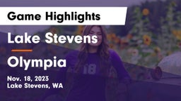 Lake Stevens  vs Olympia  Game Highlights - Nov. 18, 2023