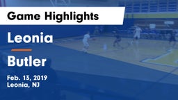Leonia  vs Butler  Game Highlights - Feb. 13, 2019