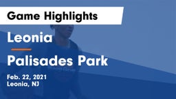 Leonia  vs Palisades Park  Game Highlights - Feb. 22, 2021