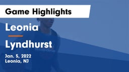 Leonia  vs Lyndhurst  Game Highlights - Jan. 5, 2022