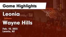 Leonia  vs Wayne Hills  Game Highlights - Feb. 10, 2023