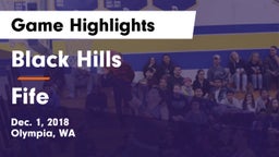 Black Hills  vs Fife  Game Highlights - Dec. 1, 2018
