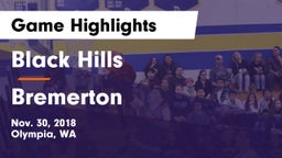 Black Hills  vs Bremerton  Game Highlights - Nov. 30, 2018