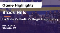 Black Hills  vs La Salle Catholic College Preparatory Game Highlights - Dec. 8, 2018