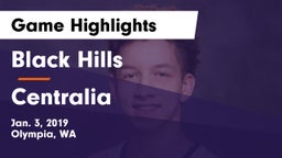 Black Hills  vs Centralia  Game Highlights - Jan. 3, 2019