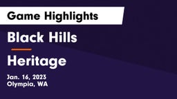 Black Hills  vs Heritage  Game Highlights - Jan. 16, 2023