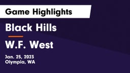 Black Hills  vs W.F. West Game Highlights - Jan. 25, 2023
