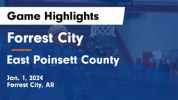 Forrest City  vs East Poinsett County  Game Highlights - Jan. 1, 2024