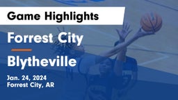 Forrest City  vs Blytheville  Game Highlights - Jan. 24, 2024