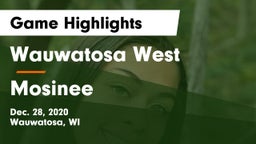 Wauwatosa West  vs Mosinee  Game Highlights - Dec. 28, 2020