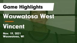 Wauwatosa West  vs Vincent  Game Highlights - Nov. 19, 2021