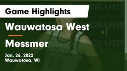 Wauwatosa West  vs Messmer Game Highlights - Jan. 26, 2022