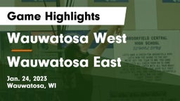 Wauwatosa West  vs Wauwatosa East  Game Highlights - Jan. 24, 2023