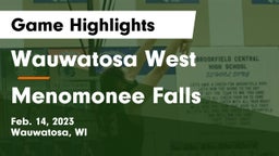 Wauwatosa West  vs Menomonee Falls  Game Highlights - Feb. 14, 2023