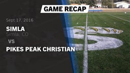 Recap: Simla  vs. Pikes Peak Christian 2016