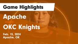 Apache  vs OKC Knights Game Highlights - Feb. 15, 2024