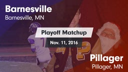 Matchup: Barnesville High vs. Pillager  2016