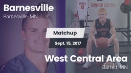 Matchup: Barnesville High vs. West Central Area 2017