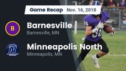 Recap: Barnesville  vs. Minneapolis North  2018