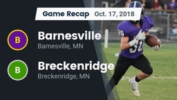 Recap: Barnesville  vs. Breckenridge  2018