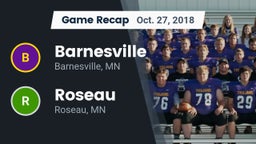 Recap: Barnesville  vs. Roseau  2018