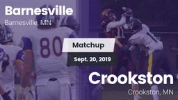 Matchup: Barnesville High vs. Crookston  2019