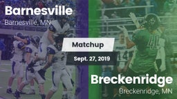 Matchup: Barnesville High vs. Breckenridge  2019