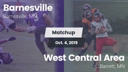 Matchup: Barnesville High vs. West Central Area 2019