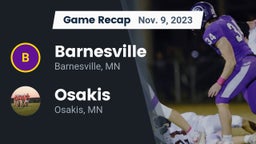 Recap: Barnesville  vs. Osakis  2023