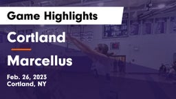 Cortland  vs Marcellus  Game Highlights - Feb. 26, 2023