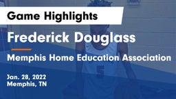 Frederick Douglass  vs Memphis Home Education Association Game Highlights - Jan. 28, 2022