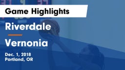 Riverdale  vs Vernonia  Game Highlights - Dec. 1, 2018