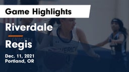 Riverdale  vs Regis  Game Highlights - Dec. 11, 2021