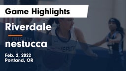 Riverdale  vs nestucca Game Highlights - Feb. 2, 2022