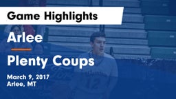 Arlee  vs Plenty Coups  Game Highlights - March 9, 2017